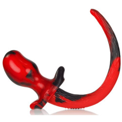 Oxballs Plug Queue de chien Mastiff 12 x 7 cm Rouge